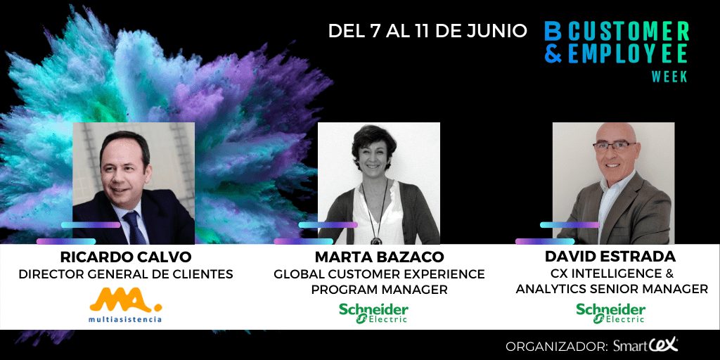 Multiasistencia, Schneider Electric y Equivalenza se unen a la sexta edición del BCustomer & Employee Week’21